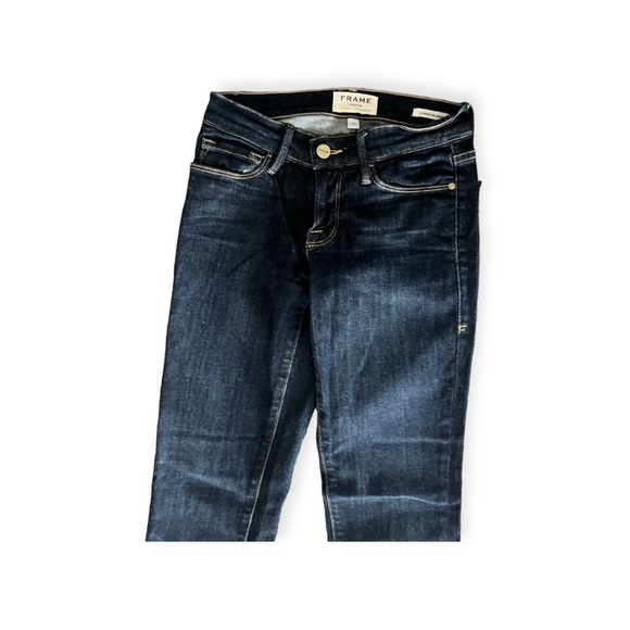 FRAME DENIM le Skinny de Jeanne Jeans denim Size 24 dark wash - Picture 2 of 8